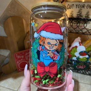Child’s play Chucky glass can cup